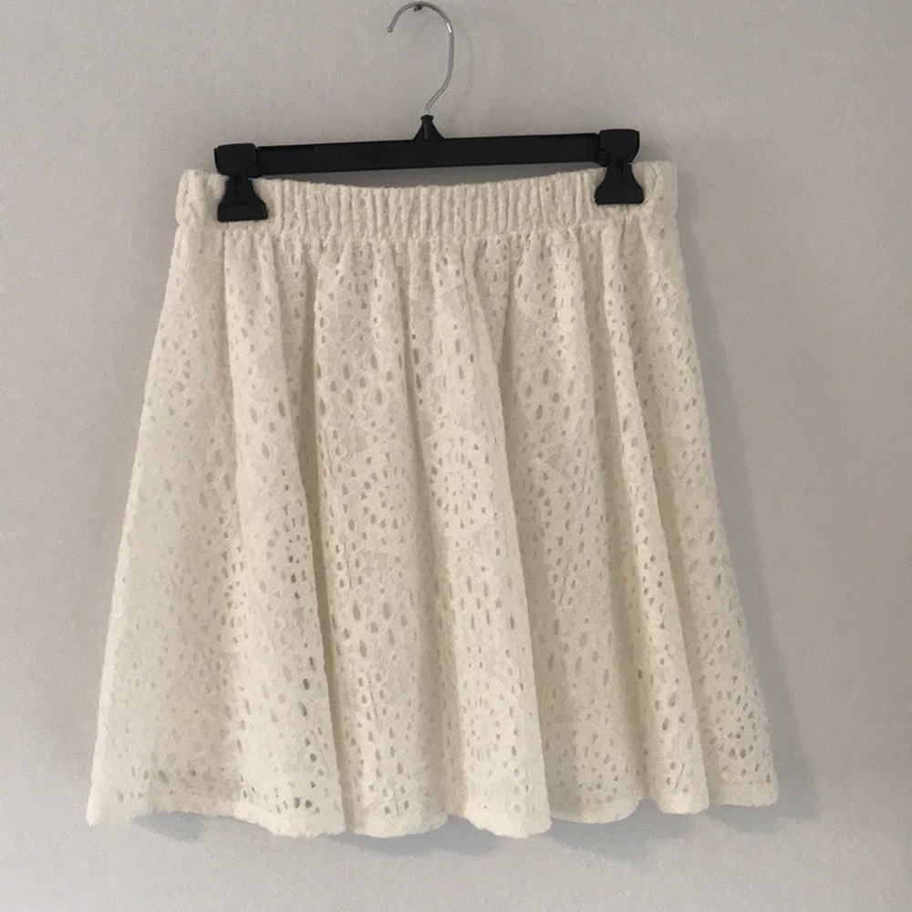 Everly Skirt- white eyelet